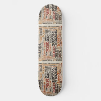 TEXt AI fashion Skateboard