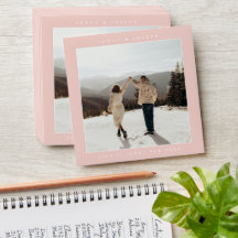 Text and Photo Wedding Envelope