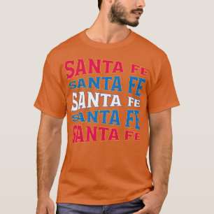TEXT ART USA SANTA FE T-Shirt