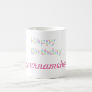 text, celebration, birthday, template coffee mug