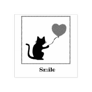 Text Custom CAT Rubber Stamp