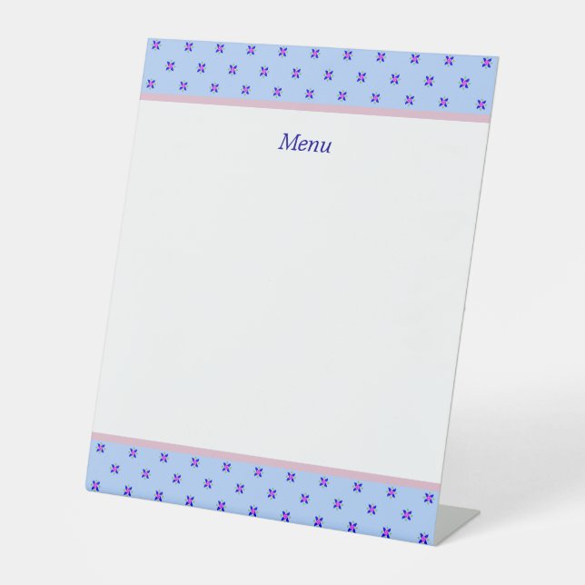 Text Customization Kaguruma Light Blue Pedestal Si Sign (Front)