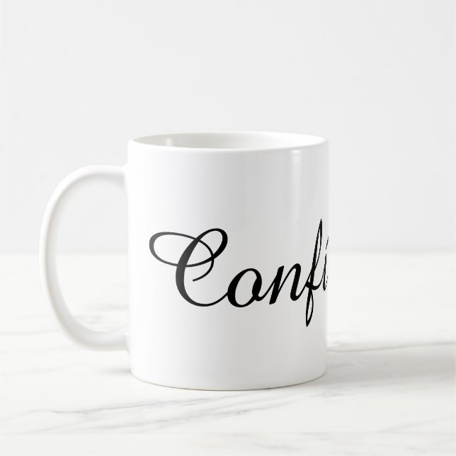 Text Design Mug (Left)