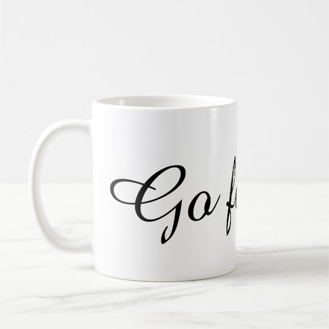 Text Design Mug (Left)