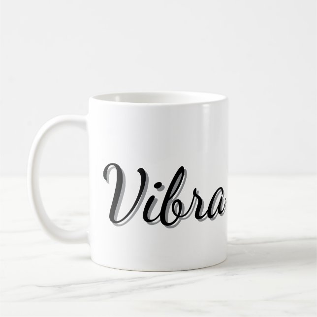 Text Design Mug (Left)