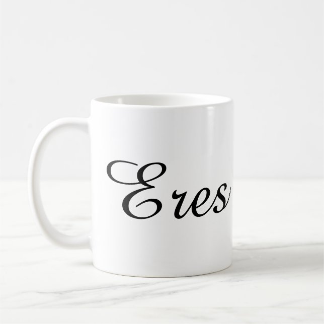 Text Design Mug (Left)