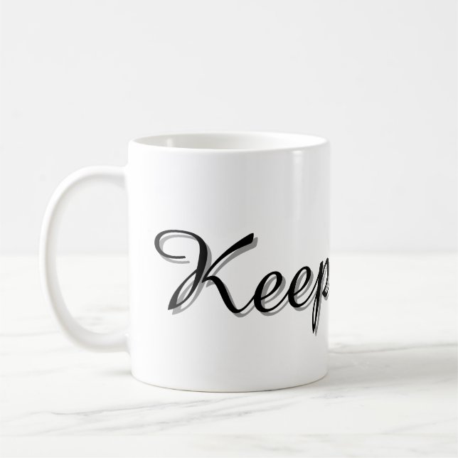Text Design Mug (Left)