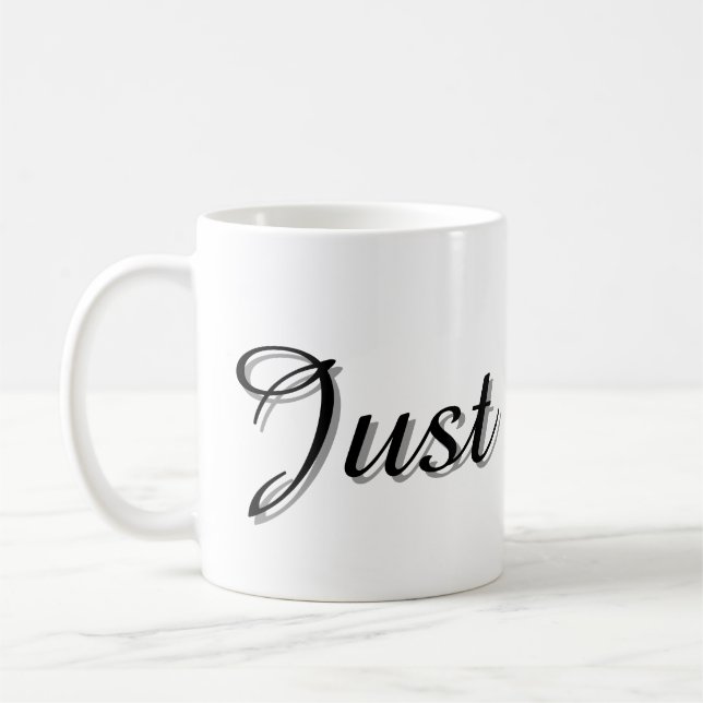 Text Design Mug (Left)