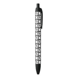 TEXT DESIGN Pi Number Mathematical symbol Black Ink Pen
