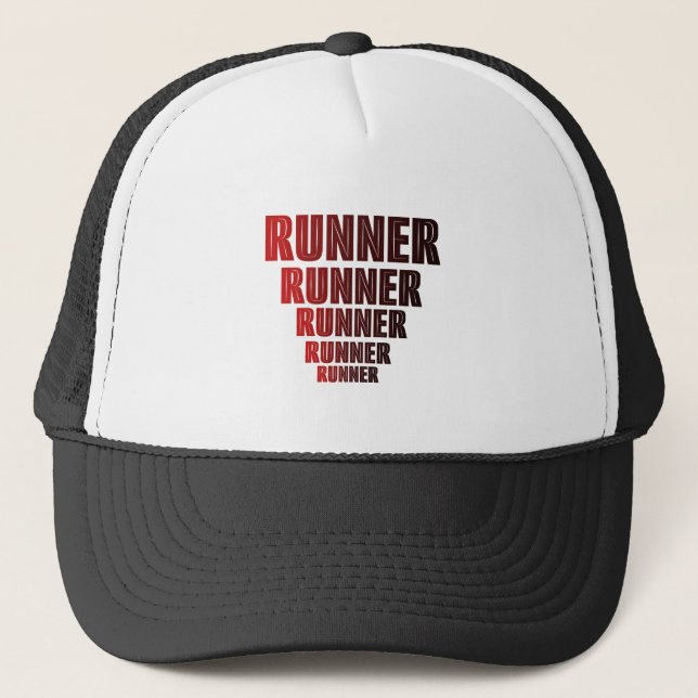 Text design trucker hat (Front)