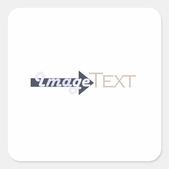Text Image Sticker (Front)