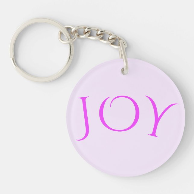 Text Joy Keychain (Front)