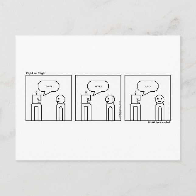 text message postcard (Front)