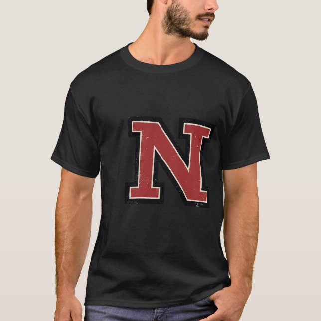 Text "N"  T-Shirt (Front)
