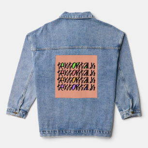 TEXT OR TALK  DENIM JACKET