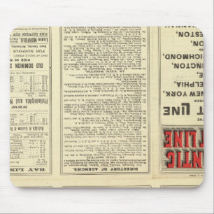 Text Page Atlantic Coast Line Mouse Pad