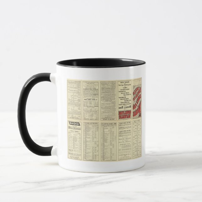 Text Page Atlantic Coast Line Mug (Left)