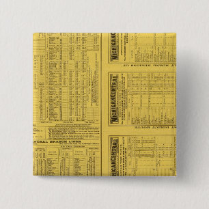 Text Page Michigan Central Railroad 15 Cm Square Badge
