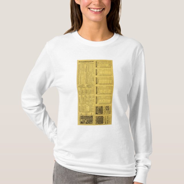 Text Page Michigan Central Railroad T-Shirt (Front)