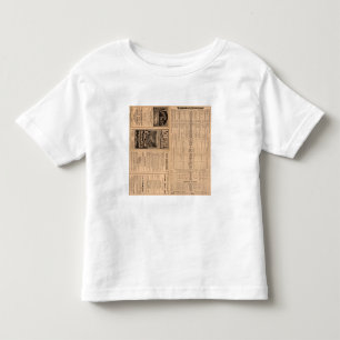 Text Page of Lehigh Valley Railroad Toddler T-Shirt