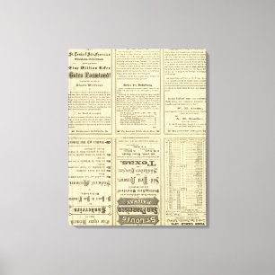 Text Page of St Louis and San Francisco Railway Canvas Print