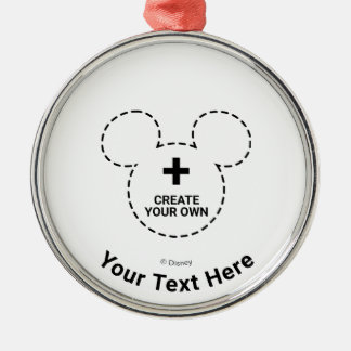 Text Template Metal Tree Decoration
