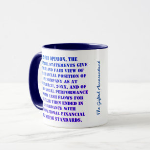 TEXT"Unqualified Opinion" Mug