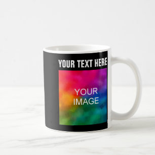 Text Upload Photo Boys Kids Modern Template Coffee Mug