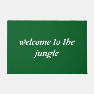 Text Welcome Doormat - Stylish Entryway Rug