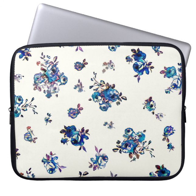 Textile and wallpaper seamless patterns. Digital i Laptop Sleeve (Front)