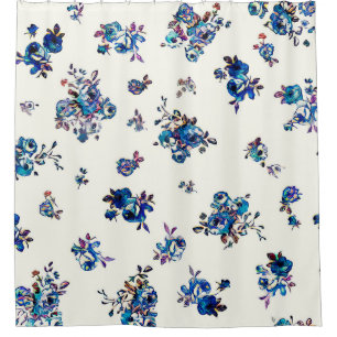 Textile and wallpaper seamless patterns. Digital i Shower Curtain