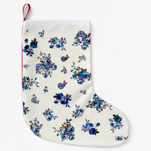 Textile and wallpaper seamless patterns. Digital i Small Christmas Stocking (Front)