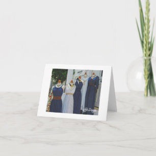 Textile Art Greece Notecard