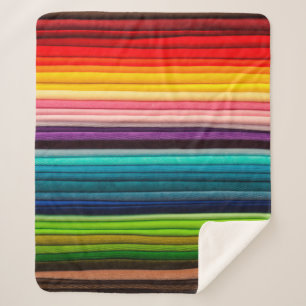 Textile colour colourful fabric sherpa blanket