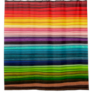 Textile colour colourful fabric shower curtain
