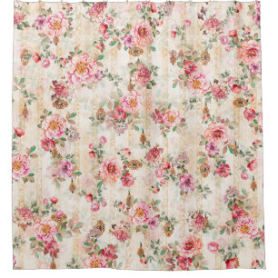 Textile floral flower texture patternsabstract, ba shower curtain
