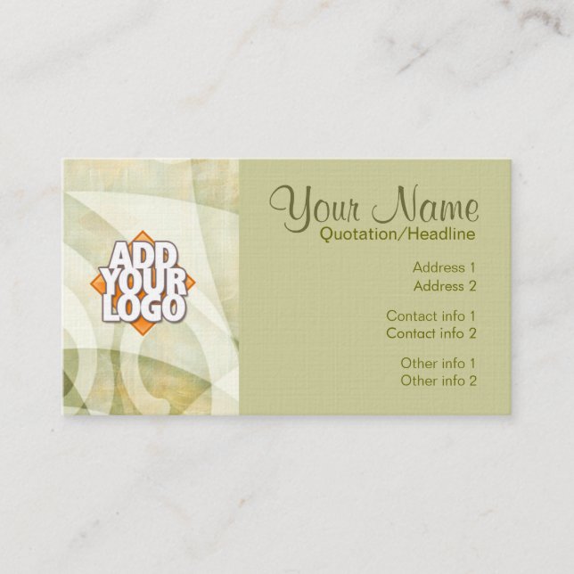 Textile Flow Business Card (Front)