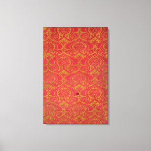 Textile fragment, 14th/15th century canvas print