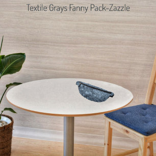 Textile Greys  Bum Bags