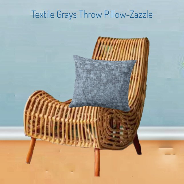 Textile Greys  Cushion (Creator Uploaded)