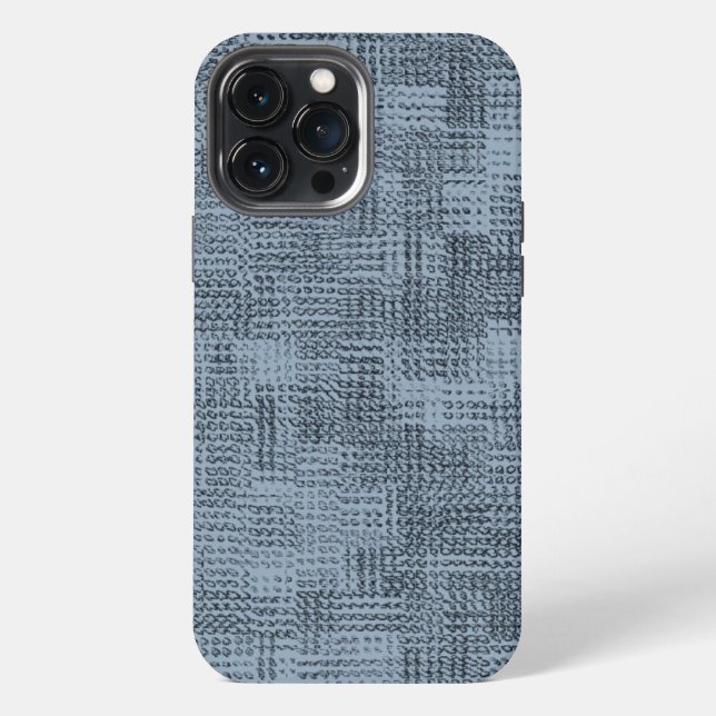 Textile Greys  iPhone Case (Back)