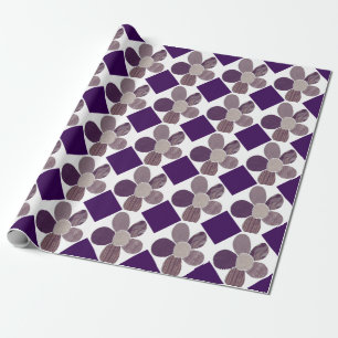Textile Material Flower Collage DIY Colour Wrapping Paper