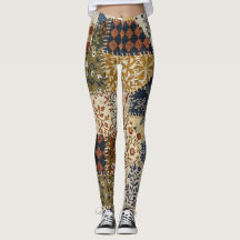 Textile mosaic in vintage style.