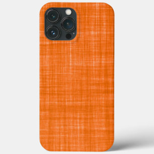 Textile Orange Fabric Photo  iPhone 13 Pro Max Case