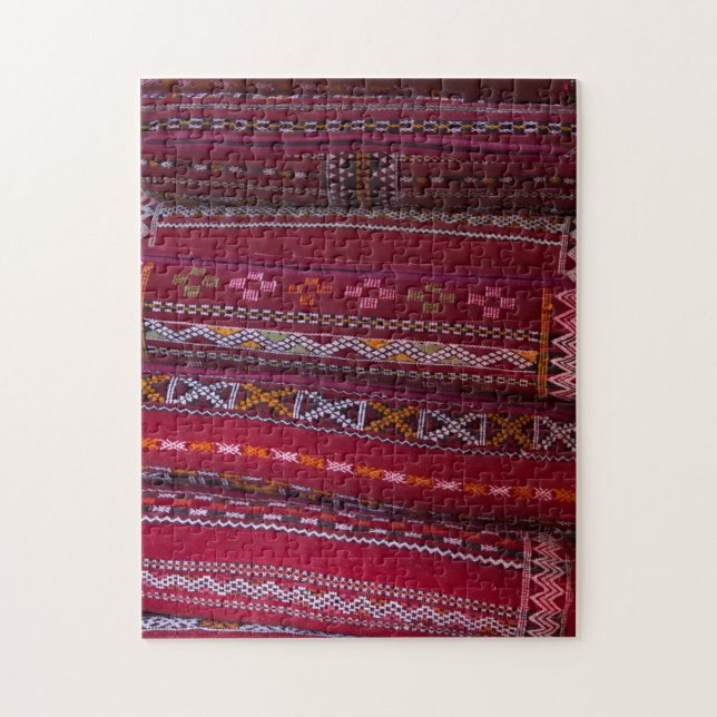 Textile Pillow Patterns Jigsaw Puzzle (Vertical)