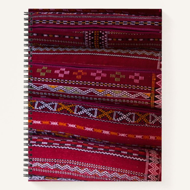 Textile Pillow Patterns Notebook (Front)