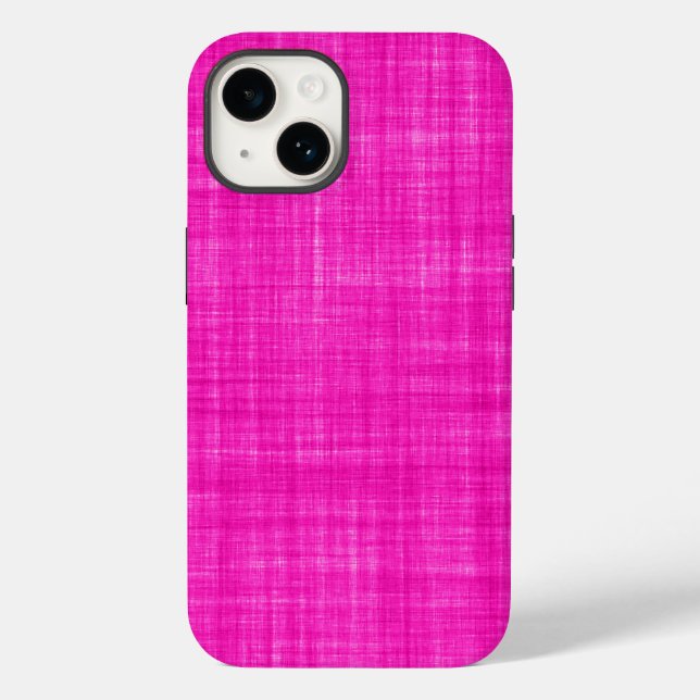 Textile Pink Fabric Photo  Case-Mate iPhone Case (Back)