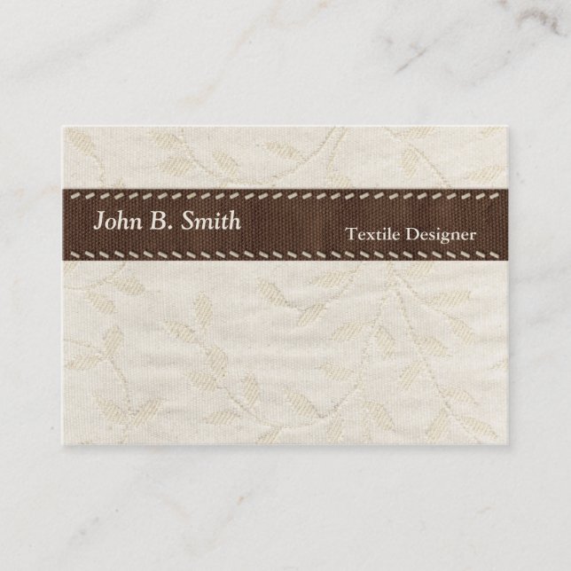 Textile Texture Business Card (Front)