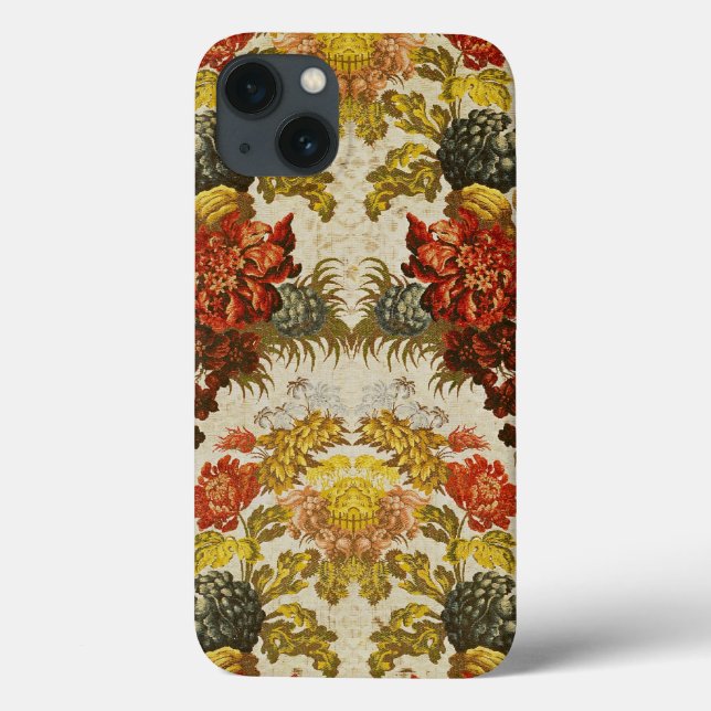 Textile with a repeating floral pattern Case-Mate iPhone case (Back)