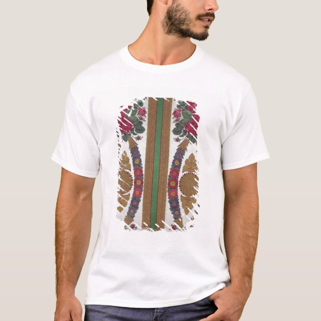 Textile with garlands of daisies T-Shirt (Front)